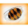 Retro Brown Art Nouveau Style Enamel Bracelet B...