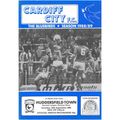 MATCH PROGRAMME 1988-89 CARDIFF CITY v HUDDERSF...