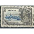 Bermuda 1935 SG95 1 1/2d Ultramarine & Grey Sil...