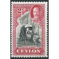 Ceylon 1935 SG368 2c Black & Carmine Mounted Mi...