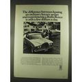 1972 Rolls-Royce Car Ad - The Difference Leasing