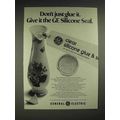 1978 General Electric Clear Silicone Glue & Seal Ad