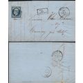 France 1855 Nacny to Metz "APRES LE DEPART" Dir...