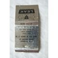 Matchbook Cover H.J. Leak & Co Ltd, 57 Brunel R...