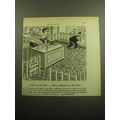 1958 Bigelow Carpet Advertisement - art by Syd Hoff - Home Editor