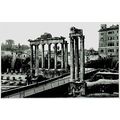 TEMPLE OF SATURN, ROME, ITALY, Postcard, 1937, ...