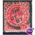 GB stamps 1902-10 KEV11 - 1d SG219 Stockton On ...
