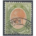 South Africa 1913. SG10 4d Orange-Yellow & Oliv...