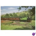 Railway Postcard SR USA Tank 30072 HAWORTH OXEN...
