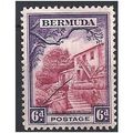 Bermuda 1936 SG104 6d Carmine-Lake & Violet Mou...
