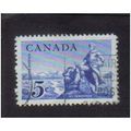 1958 canada la verendrye statue 5c f/u sg504