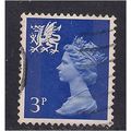 Wales GB 1971 - 93 3p Blue 2 x bands Machin SG ...