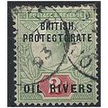 Oil Rivers 1892 SG3 2d Grey-Green & Carmine Fin...