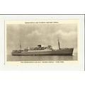 Union-Castle MV DURBAN CASTLE Company Postcard