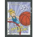 AUS 2009 55c 'LETS GET ACTIVE ' FINE USED (EBID...