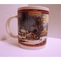 Vintage Currier and Ives 10 oz Coffee Mug Cup E...