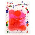 EDEN GIRLS SELF HINGE FLOWER HAIR BARRETTES - P...