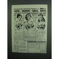 1951 Tested Sales Bras Ad - 101 202 303 404 505 222