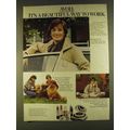 1980 Avon Cosmetics Ad - Beautiful Way to Work