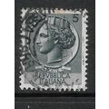 ITALY 1953 COIN OF SYRACUSE 5L GREY SG 888 FINE...