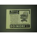 1946 Domore Posture Chair Ad - Refresh yourself!