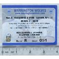 2007 ticket Warrington Wolves v. Hull Kingston ...