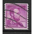USA 1954 LIBERTY ISSUE 4c BRIGHT PURPLE LINCOLN...