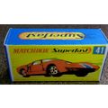 Matchbox - No41 Ford GT - Replica Box