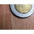 Italy 1988 500 Lire Coin (Mint ERROR) Date & R