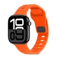 Square Buckle Stripes Silicone Watch Band, For ...