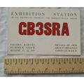 1959 QSL Card GB3SRA, Friern Barnet Summer Show...