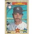 1987 TOPPS DON MATTINGLY ALL STAR #606