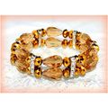 Outstanding Pale Yellow Pear Swarovski Crystals...