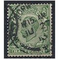 1912 SG344 1/2d Green Wmk Royal Cypher Simple F...