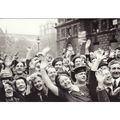 London Photo Card VE Day Crowd May 1945 Celebra...