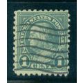 Used 581 1c Benjamin Franklin Barely Clears A16237