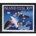 1990 Iceland - Sc# 712 Mint NH - European Touri...