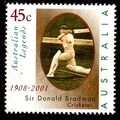 Australia 2001 Legends Sir Donald Bradman 45c M...