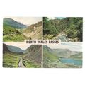 NORTH WALES PASSES vintage unused postcard =