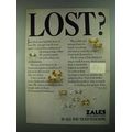 1981 Zales Diamond Rings Ad - Lost?
