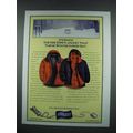 2001 Lands End Down Jacket Fashion Ad
