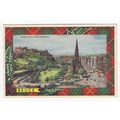 Princes Street & Castle Edinburgh Postcard Buch...