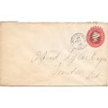 Canada #EN13 Postal Envelope USED 1902 red impr...