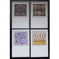 BENHAM PCM - BRITISH TEXTILES SILK POSTCARD SET...