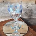 Libbey Clearly Winter Water Goblet - Snowflakes...