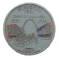 Missouri State Quarter Fridge Magnet