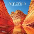 2023 America 7x7 16-Month Mini Wall Calendar