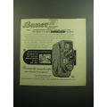 1957 Bauer 88B Movie Camera Ad - Now professionally-perfect movies every time