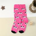 Pink Cow Novelty Socks UK 6-10 Pasture/Grass/Gr...