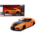 Toyota Supra Orange with Black Stripes "Fast & ...